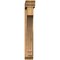 Ekena Millwork Imperial Traditional Rough Sawn Bracket w/ Offset Brace, Western Red Cedar, 6"W x 32"D x 40"H BKT0604X32X40IMP01RWR - alternate 2